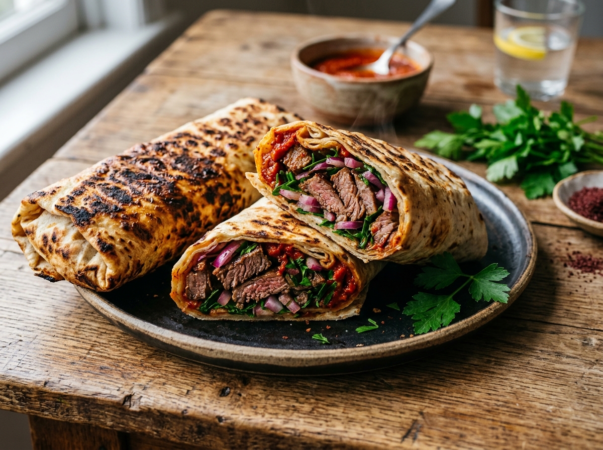 Fiery Spicy Beef Roll